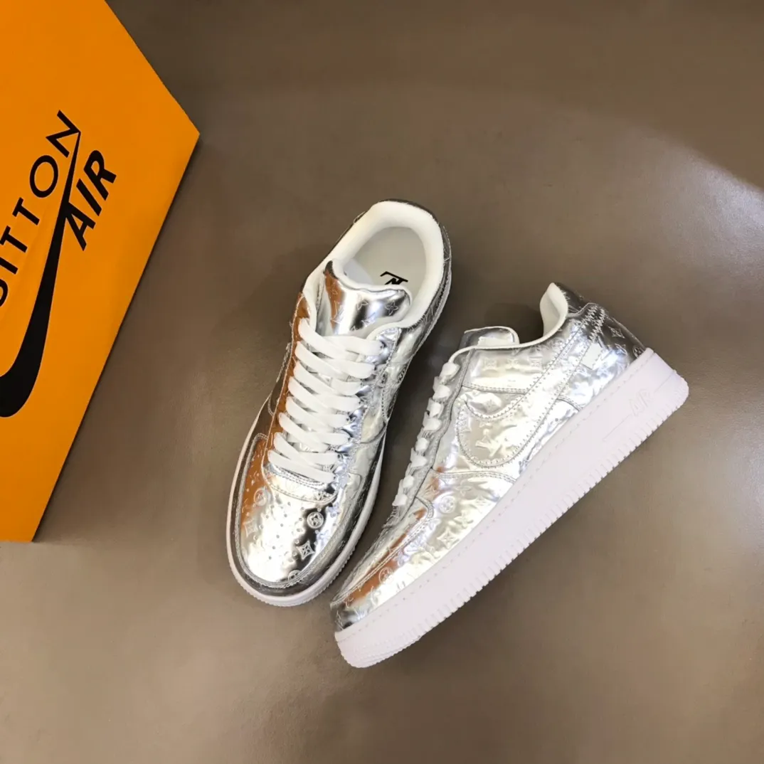 Men's shoes 💰p440 "*OUIS *UITTO*" x OFF-WHITE x Nike tripartite collaboration! Trendy and cool men's casual sports shoes with unrivaled color matching. The design idea basically continues the style of THE TEN. The Swoosh line and tongue label have a very familiar visual effect and are both fashionable and trendy! A must-have for fashionistas! The effect on your feet is absolutely stunning! Size: 38-45